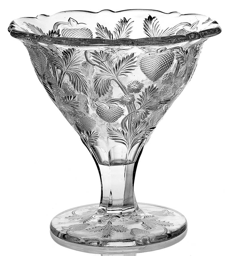 Strawberry Footed Vase by Cambridge-1