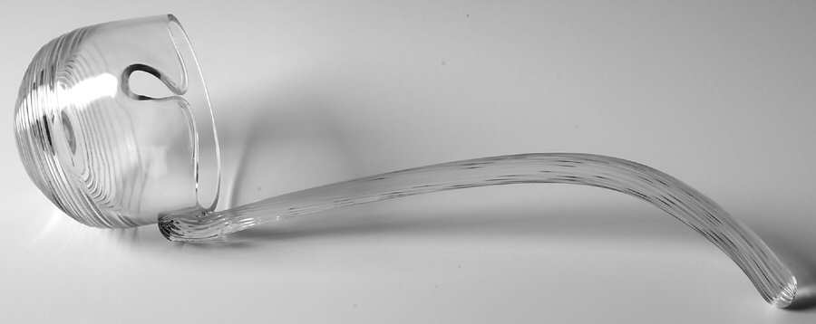 Tally Ho Clear (Stem 1402) Punch Ladle by Cambridge-1