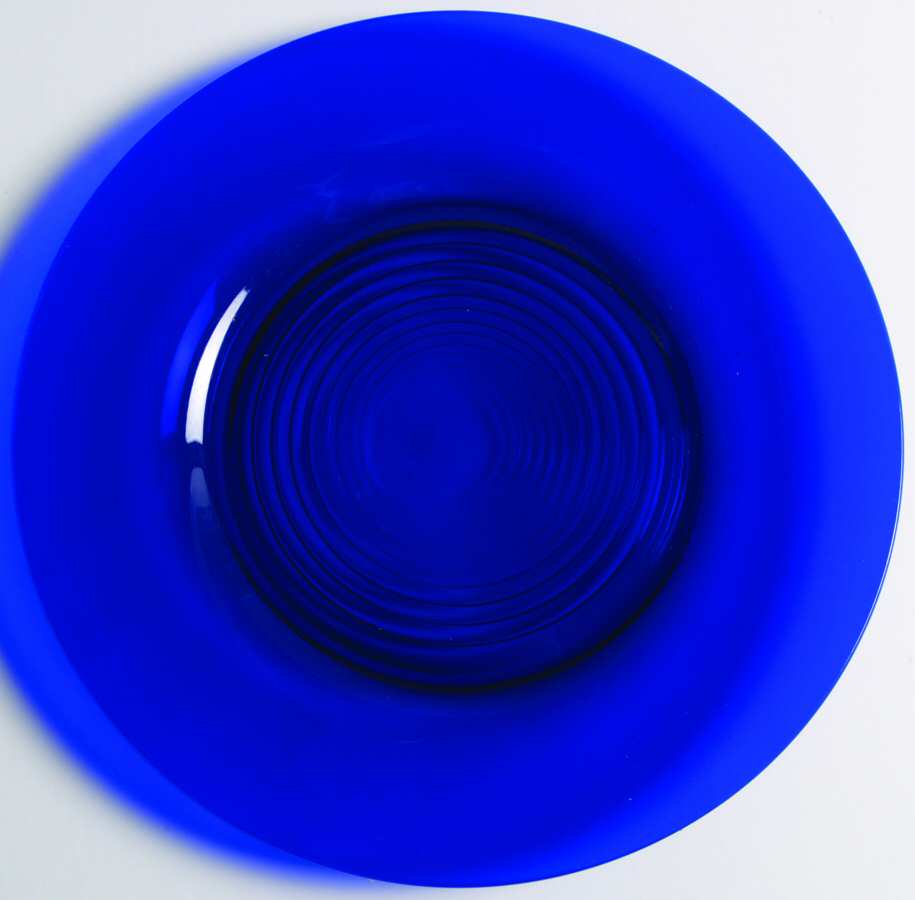 Tally Ho Cobalt (Stem 1402) Luncheon Plate by Cambridge-1