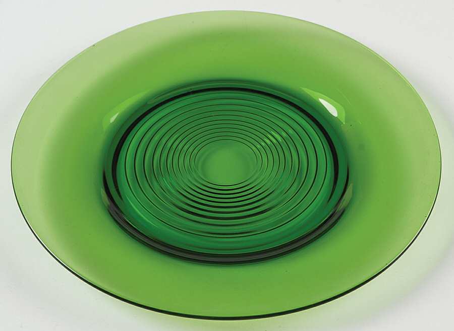 Tally Ho Green (Stem 1402) Luncheon Plate by Cambridge-1
