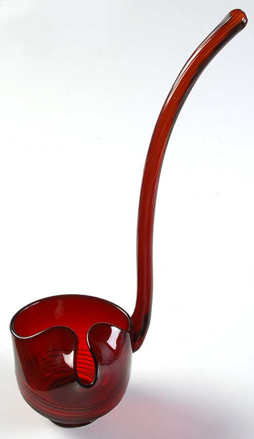 Tally Ho Ruby (Stem 1402) Punch Ladle by Cambridge-1