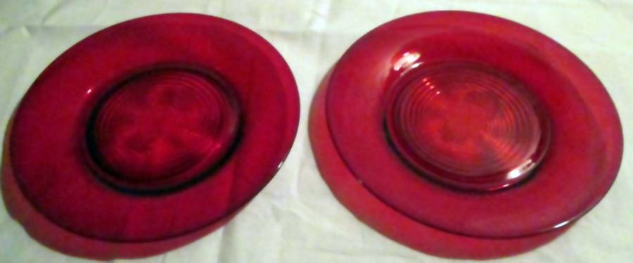 Tally Ho Ruby (Stem 1402) Luncheon Plate by Cambridge-1
