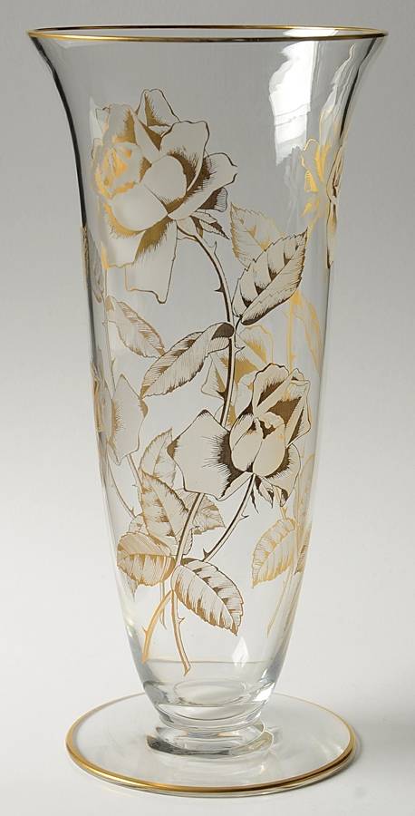 Talisman Rose 11" Flower Vase by Cambridge-1