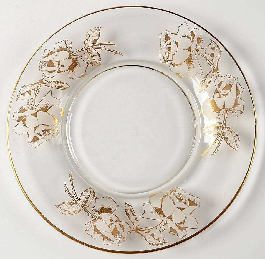 Talisman Rose Luncheon Plate by Cambridge-1