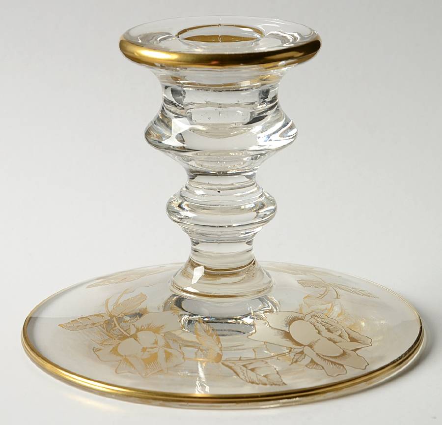 Talisman Rose 3" Single Light Candlestick by Cambridge-1