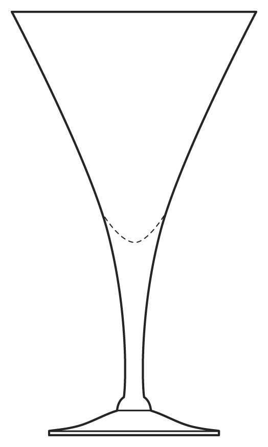 Trumpet Water Goblet by Cambridge-1