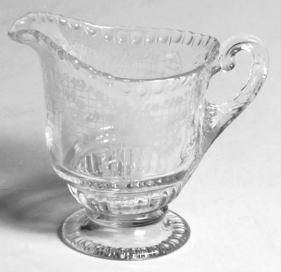 Valencia Clear (Stem 3500) Creamer (Shape 3500) by Cambridge-1