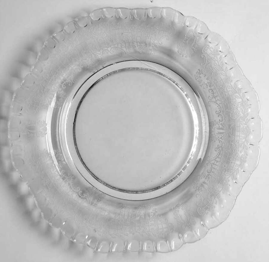 Valencia Clear (Stem 3500) Bread & Butter Plate (Shape 3500) by Cambridge-1