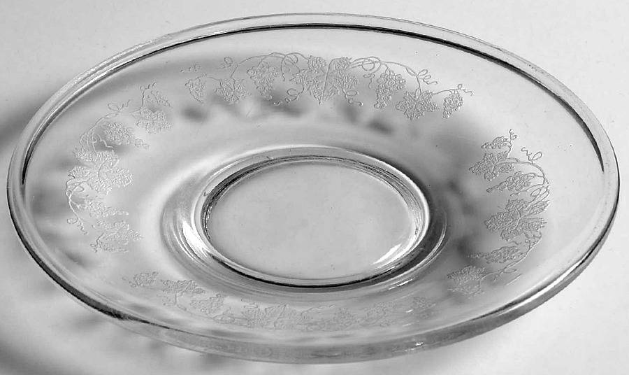 Vintage-Grape-Bacchus Underplate for Finger Bowl by Cambridge-1