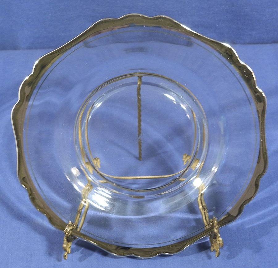 3122 Platinum 8" Salad Plate (Shape 3400) by Cambridge-1