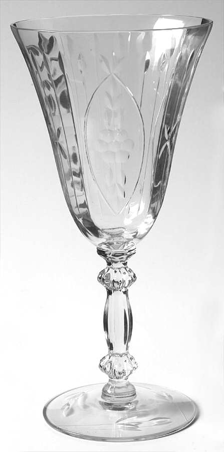 Wedding Rose Water Goblet by Cambridge-1