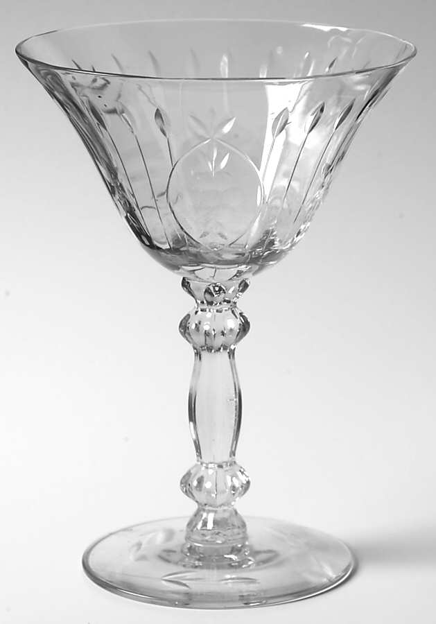 Wedding Rose Champagne/Tall Sherbet by Cambridge-1