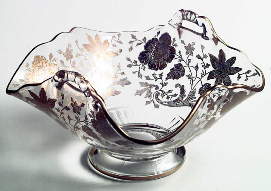 Wildflower (Stem 3121, Gold Encrusted) 6" 2 Handles Basket by Cambridge-1