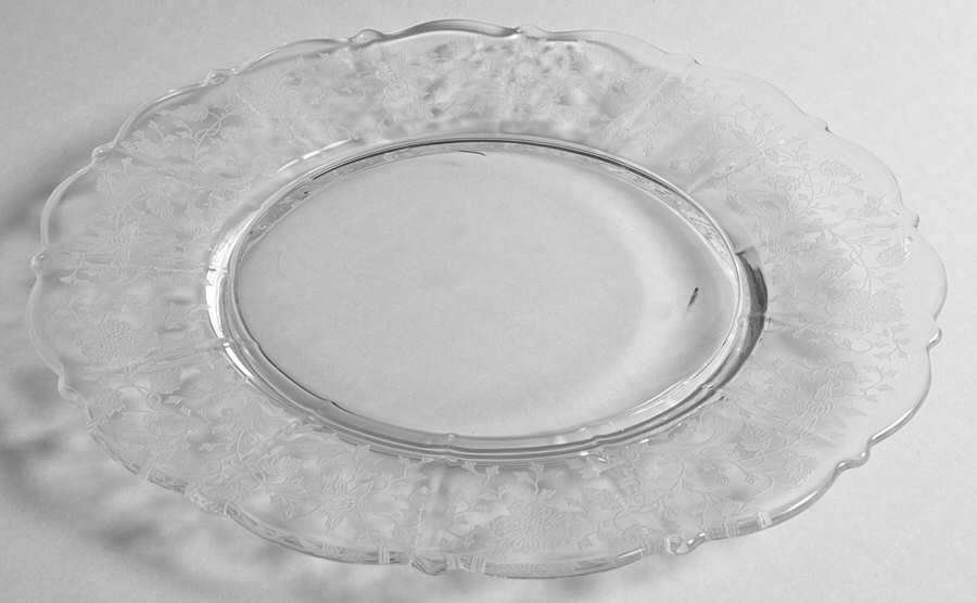 Wildflower Clear Dinner Plate by Cambridge-1