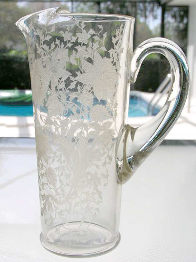 Wildflower Clear Martini Pitcher by Cambridge-1