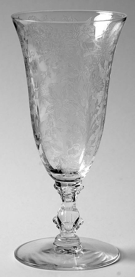 Wildflower Clear Juice Glass by Cambridge-1