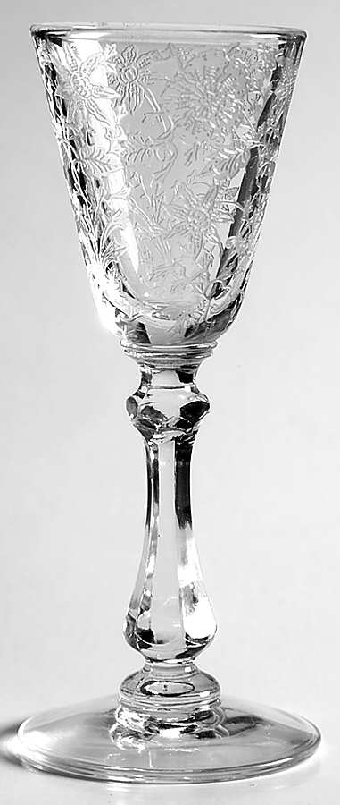 Wildflower Clear (Stem 3725) Cordial Glass by Cambridge-1