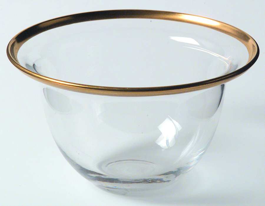 Wildflower Clear (Gold Trim, Stem 3121) Liner for Seafood Cocktail by Cambridge-1