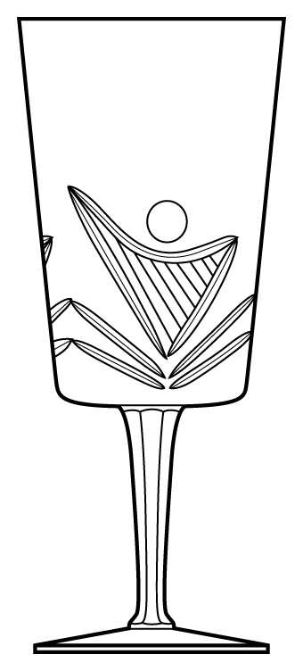Clontarf Water Goblet by Cavan-1