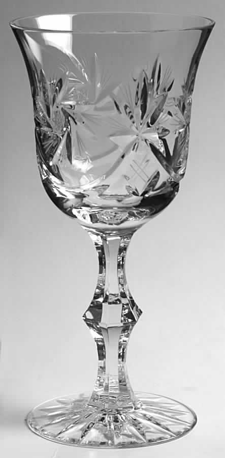 Adria Pinwheel Water Goblet by Crystal Clear Industries-1
