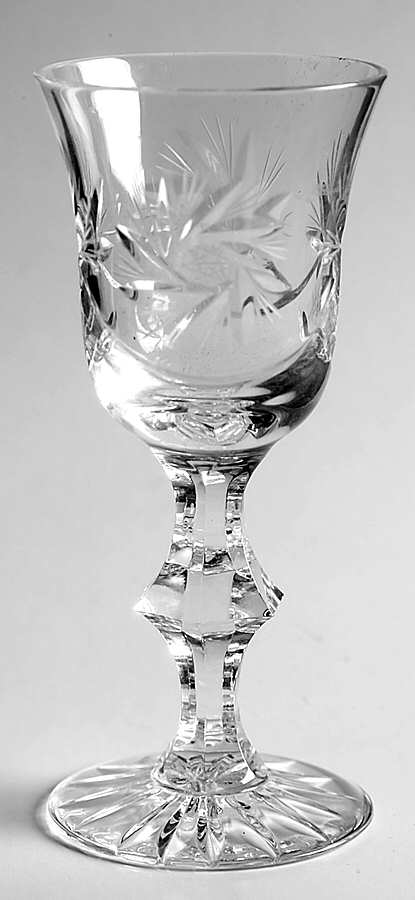 Adria Pinwheel Cordial Glass by Crystal Clear Industries-1