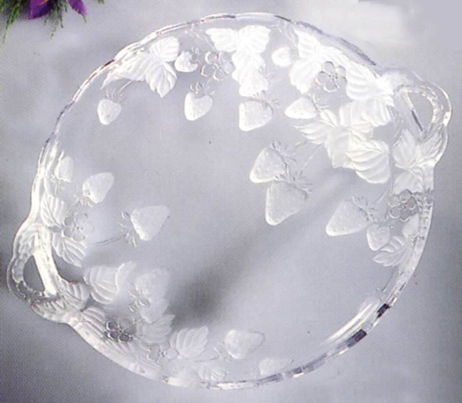 Arielle Frost 14" Round Platter by Crystal Clear Industries-1