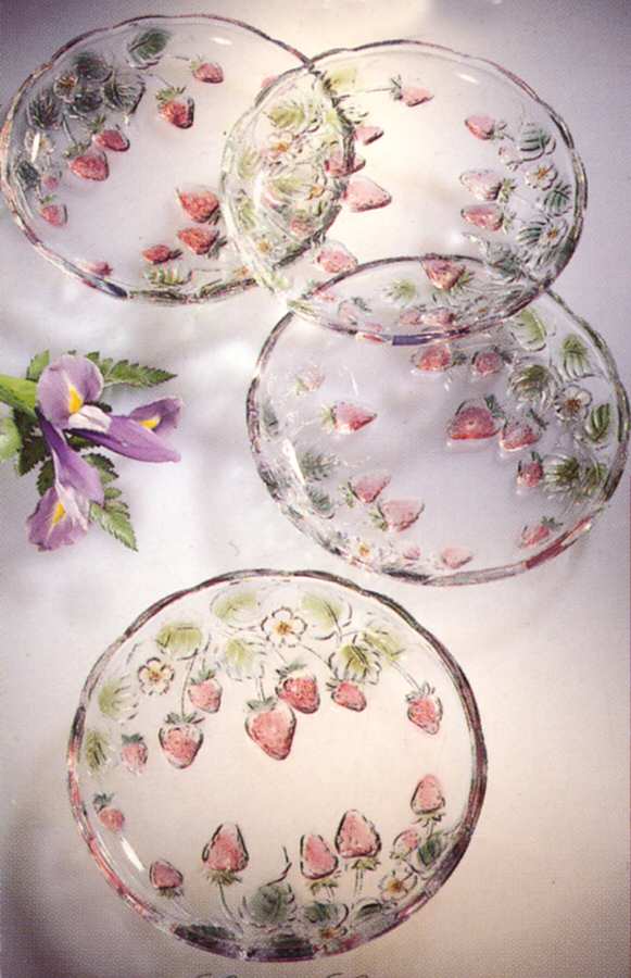 Arielle Handpainted 7" Salad Plate by Crystal Clear Industries-1