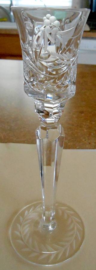 Celine 8" Single Light Candlestick by Crystal Clear Industries-1