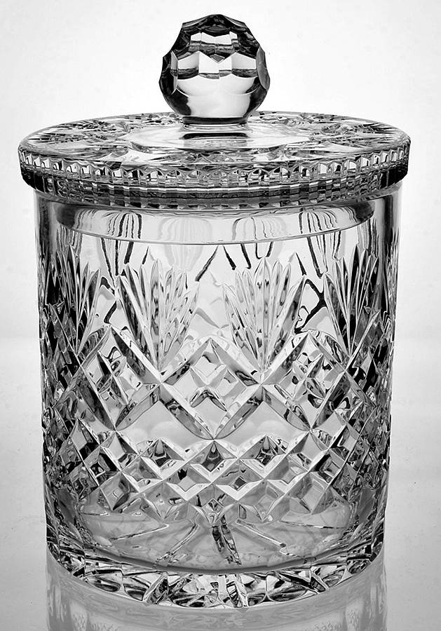 Essex Biscuit Barrel & Lid by Crystal Clear Industries-1