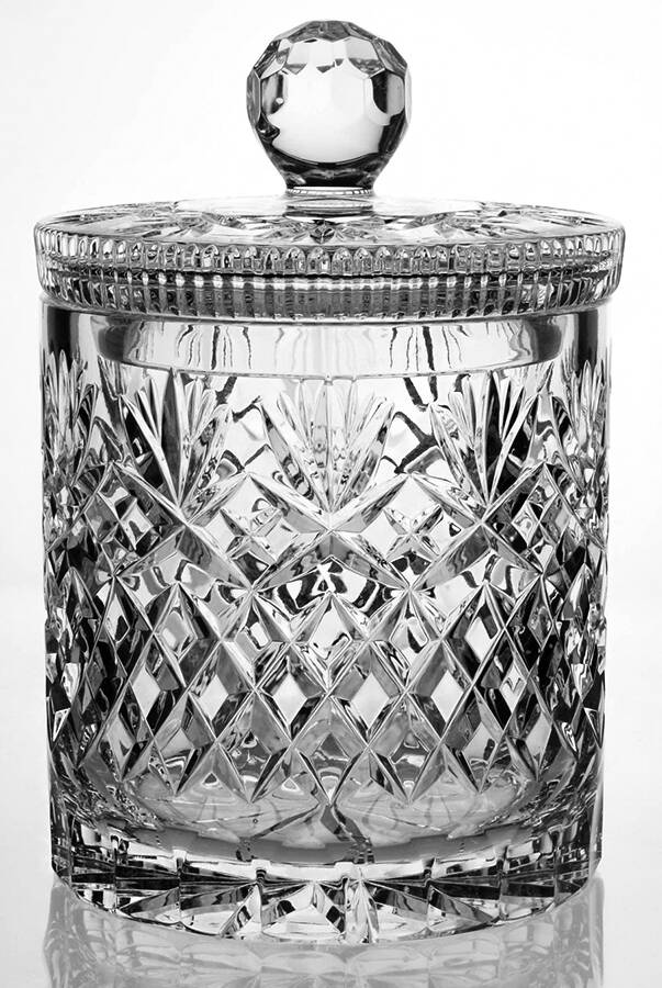 Essex Biscuit Barrel & Lid by Crystal Clear Industries-1