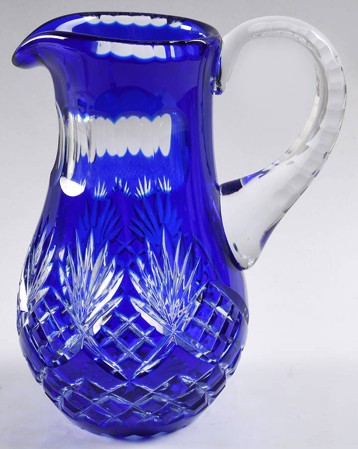 Essex 36 Oz Cobalt Blue Pitcher by Crystal Clear Industries-1
