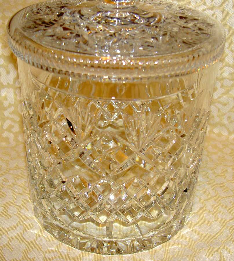 Essex Biscuit Barrel & Lid by Crystal Clear Industries-1