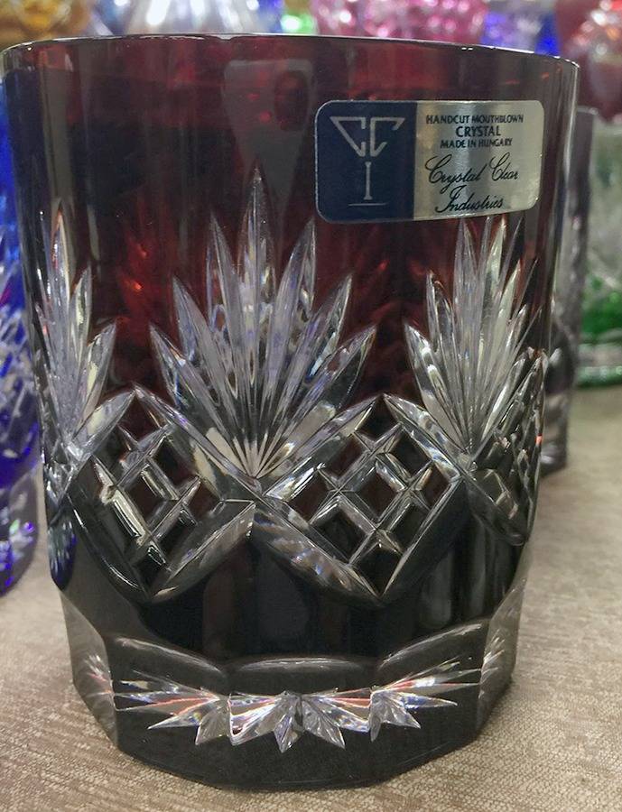 Essex Ruby Double Old Fashioned by Crystal Clear Industries-1