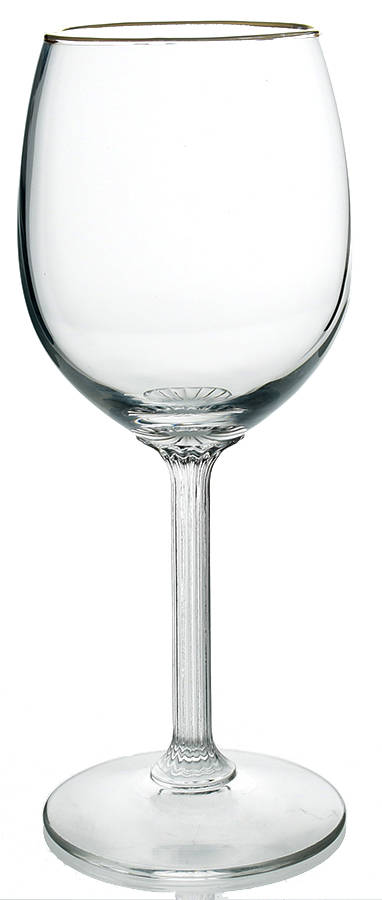 Expressions Gold Wine Glass by Crystal Clear Industries-1