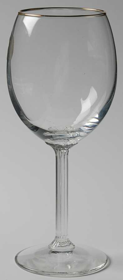 Expressions Gold Water Goblet by Crystal Clear Industries-1