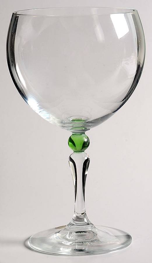 Mirage Green Water Goblet by Crystal Clear Industries-1