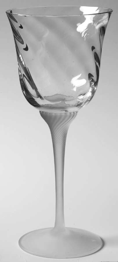 Valerie Frosted Wine Glass by Crystal Clear Industries-1