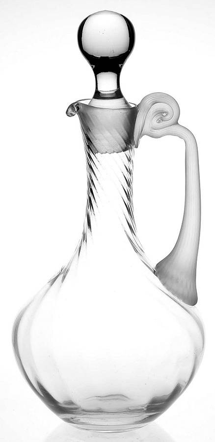 Valerie Frosted Decanter & Stopper by Crystal Clear Industries-1