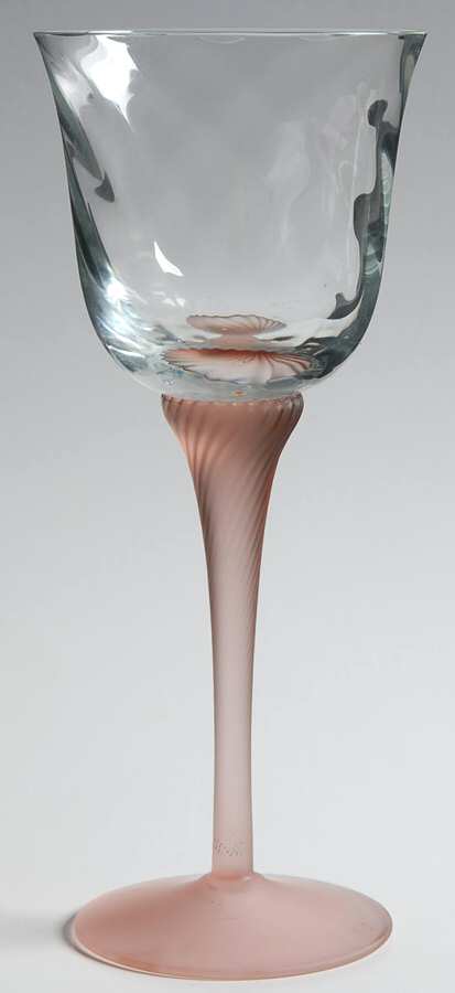 Valerie Peach Wine Glass by Crystal Clear Industries-1