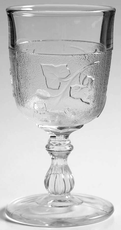Ivy In The Snow Clear Water Goblet by Co-Operative Flint-1