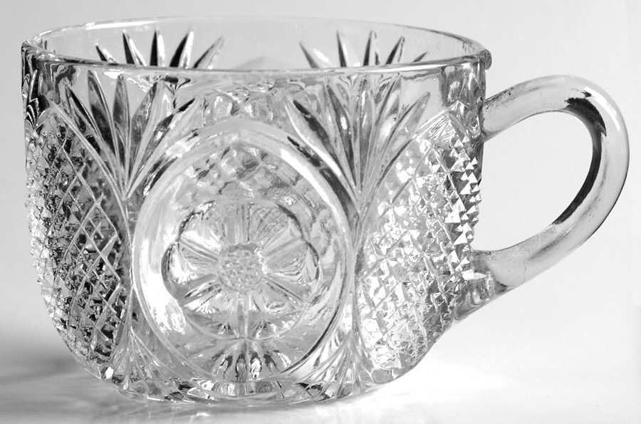 Sunk Daisy Clear Punch Cup by Co-Operative Flint-1