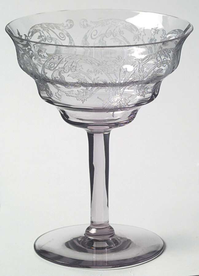 Balda Lavender Low Sherbet by Central Glass Works-1