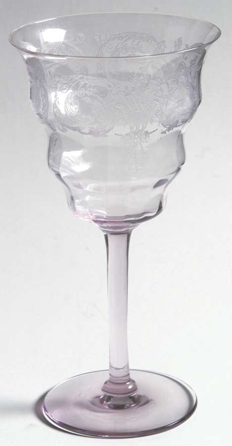 Balda Lavender Water Goblet by Central Glass Works-1