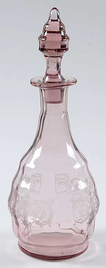 Balda Lavender Decanter & Stopper by Central Glass Works-1