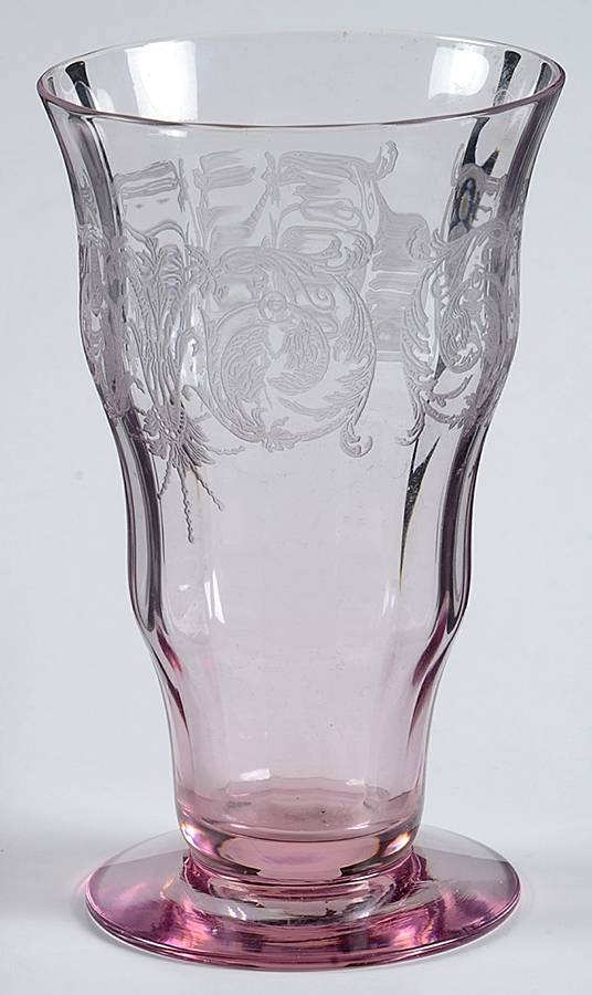 Balda Lavender 8 Oz Footed Tumbler by Central Glass Works-1