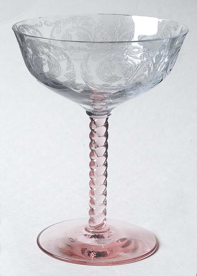 Balda Pink Champagne/Tall Sherbet by Central Glass Works-1