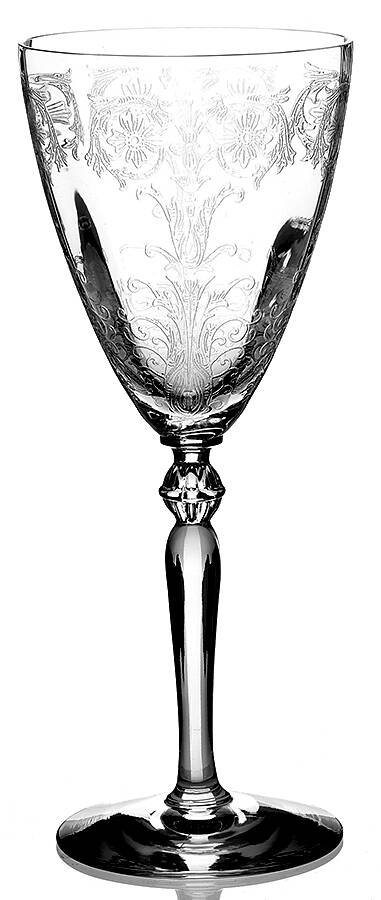 Veninga Clear (Stem 1447) Water Goblet by Central Glass Works-1