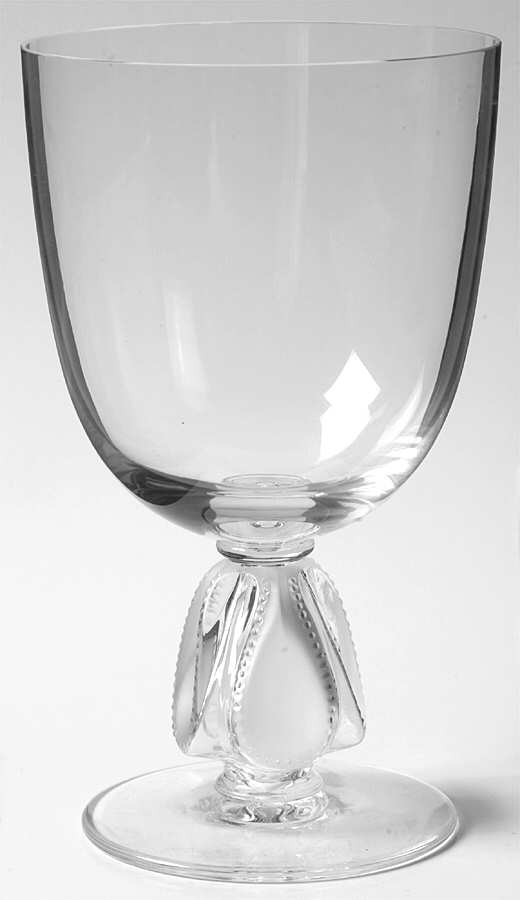 Bellini Tall Water Goblet by Lalique-1