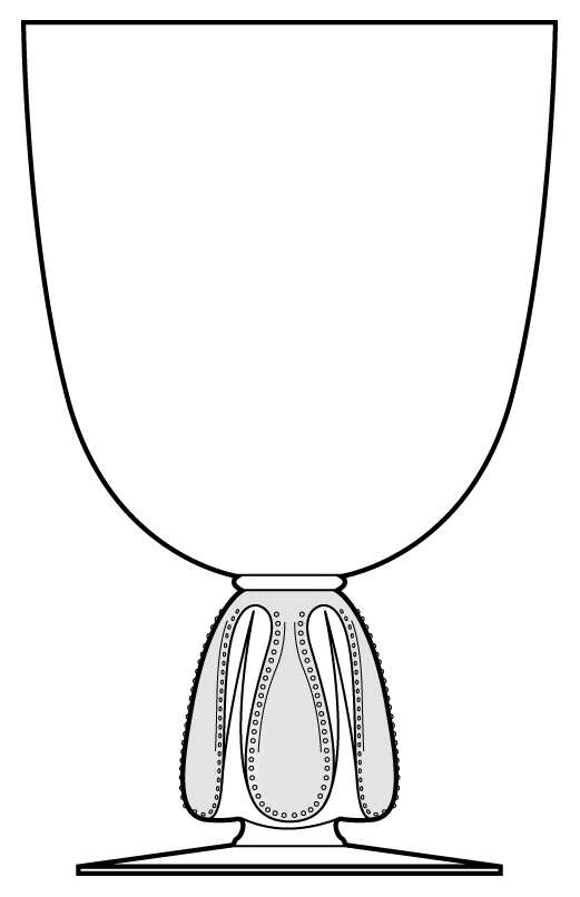 Bellini Water Goblet by Lalique-1