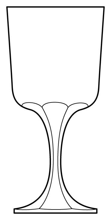 Chenonceaux Water Goblet by Lalique-1